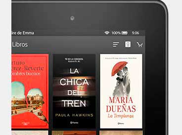 disfruta de tus eBooks en kindle fire 8 hd