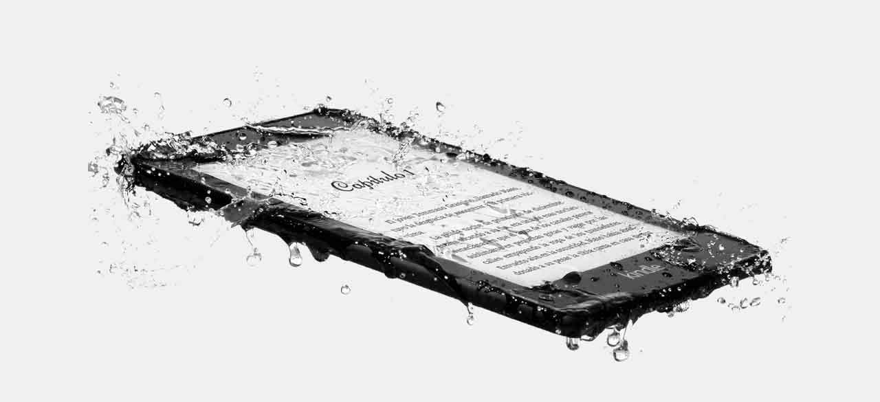 nuevo kindle paperwhite, resistente al agua