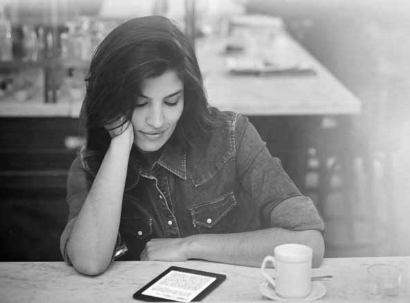 kindle voyage, placer lectura